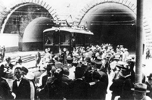 Italy's first metrorail