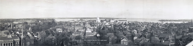 Annapolis anorama from State House 1911
