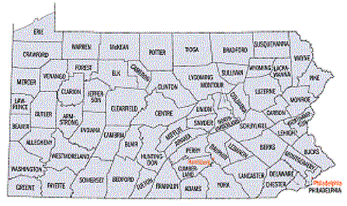 Pennsylvania Counties Cities Boroughs and&nbsp;Townships
