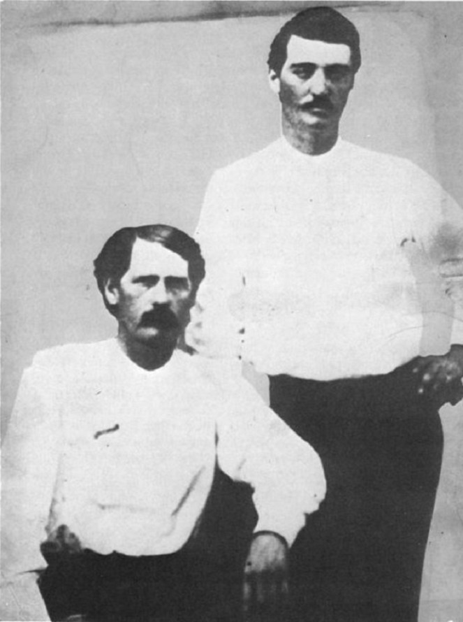 Wyatt Earp and Bat Masterson 1876