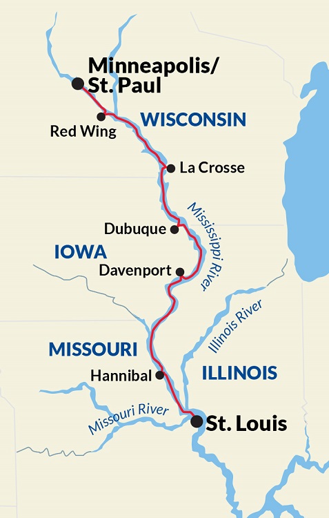 Upper Mississippi River Ports of Call
