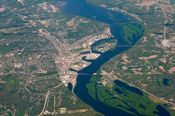 Dubuque Aerial View