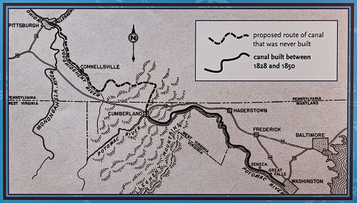 Map of C and O Canal