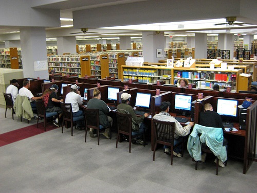 Fort Worth Library Computer Lab