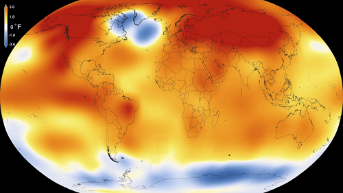 NASA-2015 Record Warm Global Year Since1880